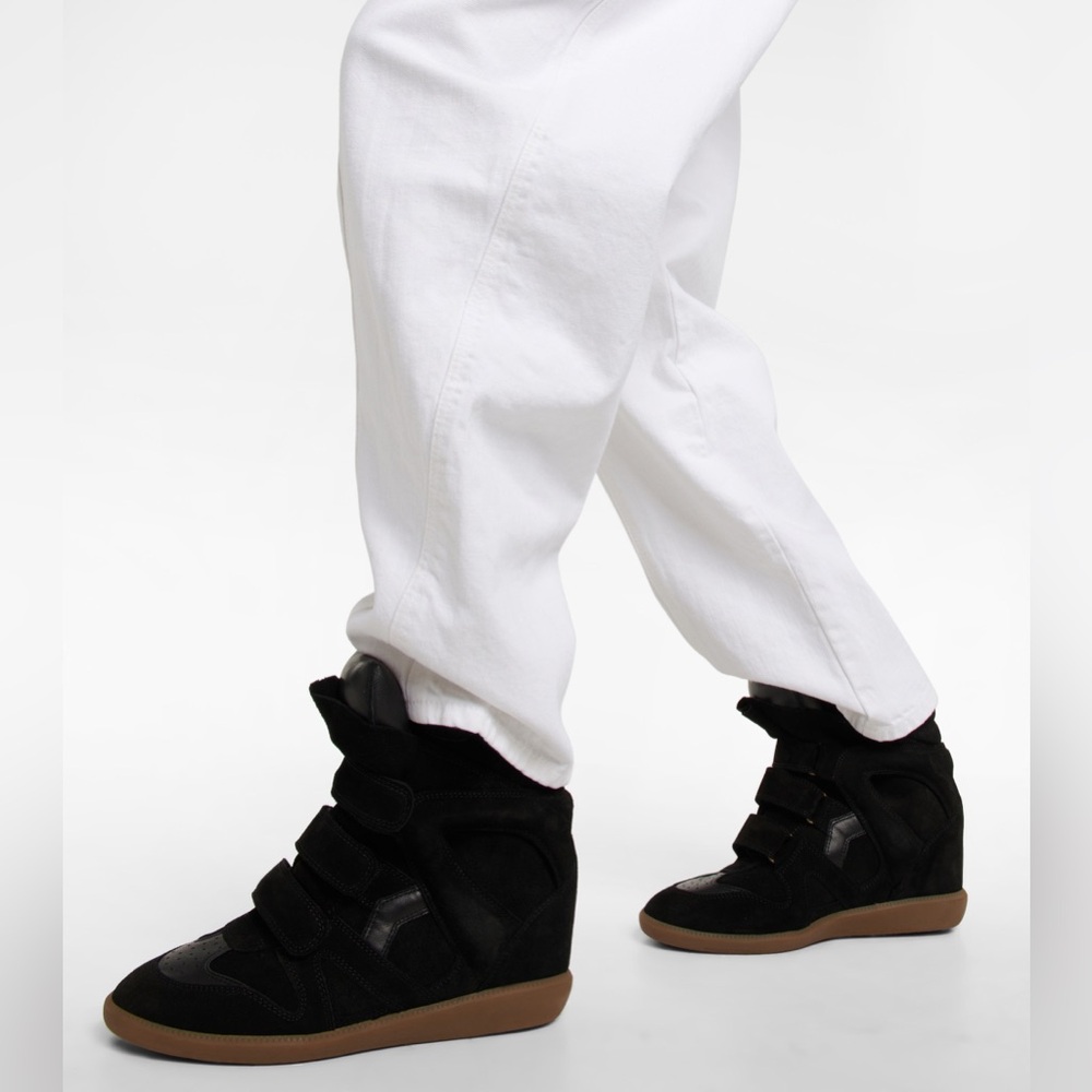 Brand new Isabel Marant bekett leather wedge sneakers size 7,5 no box - Picture 2 of 13